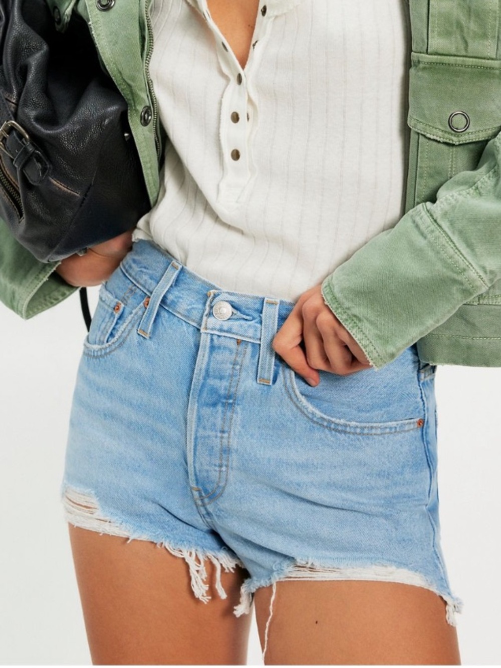 Levi’s 501 Denim Shorts - Distressed - 27 and 29